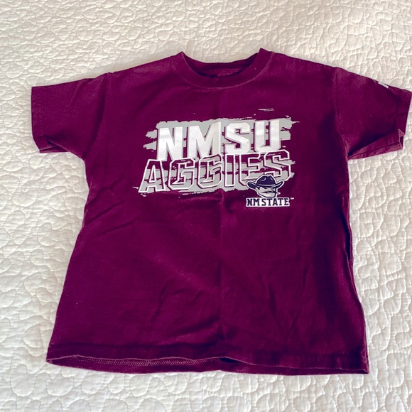 Russel Athletic Boys Maroon T-Shirt 6/7 - Picture 1 of 4